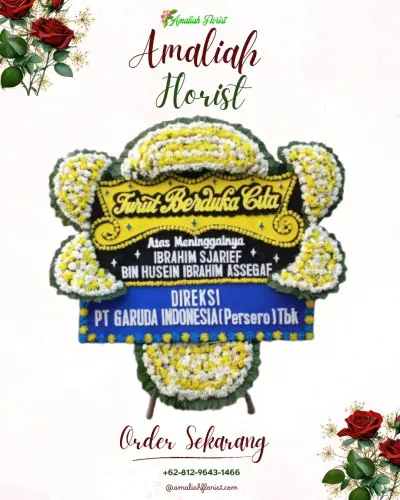 Papan Bunga Duka di Cibodas Baru