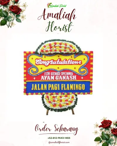 Bunga Papan Congratulation di Cibodas Baru